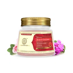 Khadi Natural Ayurvedic Rose & Geranium with Rose Petals Sustainable Bath Salt 200 g-41