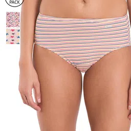 Jockey Women Pack of 3 Printed Assorted Hipster Briefs 1406-0310-picture-47