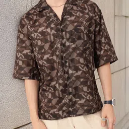 Kook N Keech Its Indie All The Way Relaxed Fit Printed Shirt-image-81