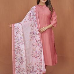 STYLE SAMSARA Women Regular Kurta with Trousers & With Dupatta-image-86