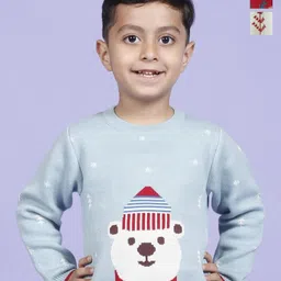 Greendeer Kids Self Designed Skin Friendly Pure Cotton Sweaters With Trousers-22