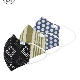 Kalakari India Men Pack of 3 4 Ply Handmade Pure Cotton Sustainable Outdoor Masks-image-76