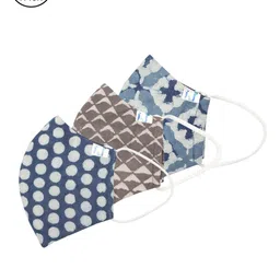Kalakari India Men Pack of 3 4 Ply Handmade Sustainable Protective Outdoor Masks-image-49