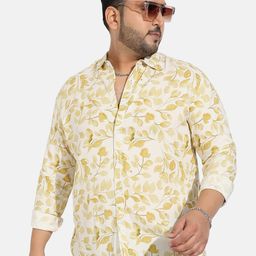 Instafab Plus Plus Size Classic Floral Printed Casual Shirt-image-81