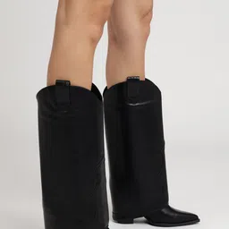 Truffle Collection Women Pointed Toe Block Heel Regular Boots-8