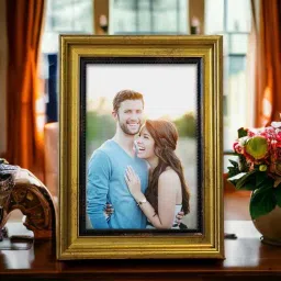 Gold Synthetic Wood Photoframe by Art Street-picture-47