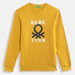 United Colors of Benetton Boys Brand Logo Printed Sweatshirt-image-77