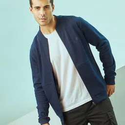 Cultsport Panelled Zip-Front Sweatshirt-image-63