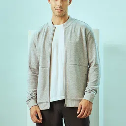Cultsport Panelled Zip Front Sweatshirt-image-59