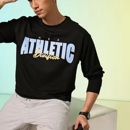 HRX by Hrithik Roshan Men Printed Oversized Sweatshirt-image-34