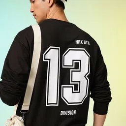 HRX by Hrithik Roshan Men Printed Oversized Sweatshirt-image-79