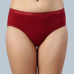 Enamor CR02 Full Coverage Mid Waist Cotton Hipster Panty with Soft Elastic- Assorted image 3
