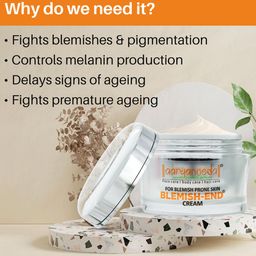 Aryanveda Blemishend Cream For Fighting Blemishes & Pigmentation - 50g image 4