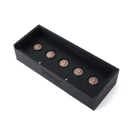 COSA NOSTRAA Set of 5 Metallic-Toned The Alexander Coin Button image 4
