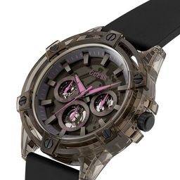 GUESS Men Skeleton Dial & Straps Analogue Multi Function Watch - GW0032G2 image 2