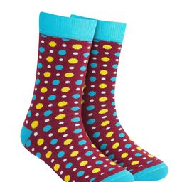 Dynamocks Unisex Pack Of 2 Patterned Dandy & Fizzy Calf Length Socks image 2