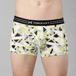 Force NXT Pack of 5 Printed Micromodal Four Way Stretch Cotton Trunks MNFS-21P-AST-PO5 image 2