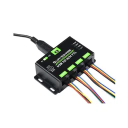 Waveshare Industrial USB TO 4CH TTL Converter, USB To UART, Multi Protection & Systems Support image 1