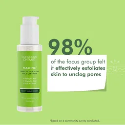Conscious Chemist Daily Face Wash with AHA, BHA & CICA Extract Pack of 2 image 2