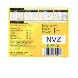 VLCC Set of Pedicure-Manicure Kit with Gold Facial Kit & Insta Glow Gold Bleach image 5