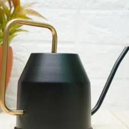 Black Metal 900 ml Watering Can By Gold Dust-picture-26