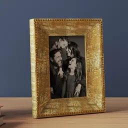 Gold Synthetic Wood Photoframe by Art Street-picture-4