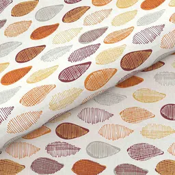 MYTRIDENT White & Rust Geometric Cotton 144 TC Queen Bedsheet with 2 Pillow Covers image 4