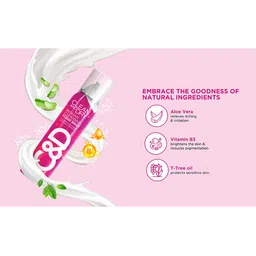 CLEAN AND DRY Set Of 3 Intimate Cleansing Foam Wash with Natural Milk Extracts - 85g each image 4