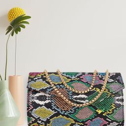 LEKHX Women Multicoloured Animal PU Structured Sling Bag with Quilted-image-24