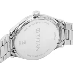 Titan Men Patterned Dial & Bracelet Style Straps Analogue Watch NP1834SM02 image 5