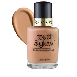 Revlon Touch & Glow Moisturizing Liquid Make Up - Sand Mist image 1