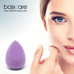 basicare Set Of 5 Cosmetic Brush Set with All In One Non Latex Beauty Blender image 4