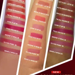 FACES CANADA Intense Color 8 Hr Stay Comfy Matte Creme Lipstick 4.2 g - Over And Out 04 image 4