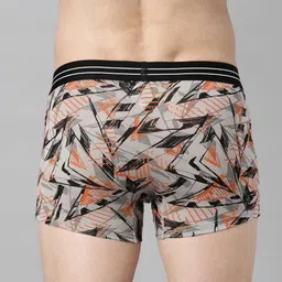 Force NXT Pack of 5 Printed Micromodal Four Way Stretch Cotton Trunks MNFS-21P-AST-PO5 image 5