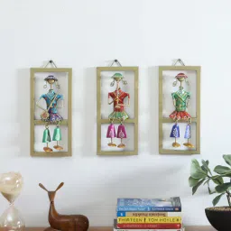 toughcrafts Iron Golden Dolls Wall Metal Art-picture-24