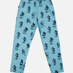 Bodycare Infant Girls Mickey Mouse Printed Mid-Rise Pure Cotton Track Pant-image-97