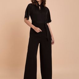 FableStreet Wide Leg Basic Jumpsuit-image-2
