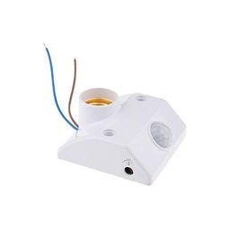Lamp Base Standard E27 Socket AC 170-250V Infrared Sensor PIR Motion Detector Automatic Wall Light Holder image 4