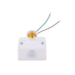 Lamp Base Standard E27 Socket AC 170-250V Infrared Sensor PIR Motion Detector Automatic Wall Light Holder image 2