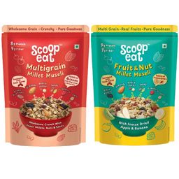 Scoopeat Millet Muesli Combo, 2 Piece(s)/Pack Multigrain, Fruit & Nut-image-48