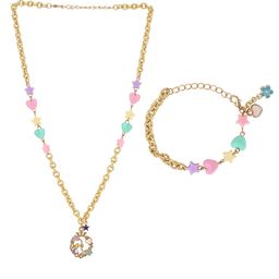 Asthetika Kids Girls Floral Charms Jewellery Set-92