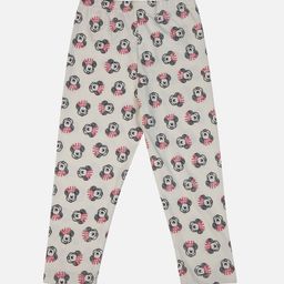 Bodycare Girls Mickey Mouse Printed Mid-Rise Pure Cotton Track Pant-image-65