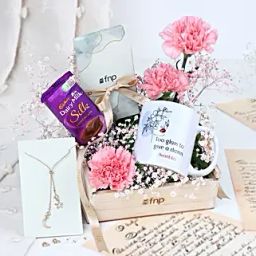 Personalised Floral Symphony Gift Basket-image-95