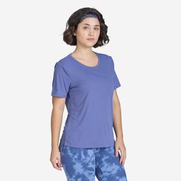 Women's Short-Sleeved Fitness T-Shirt 120 - Comet Blue-image-15