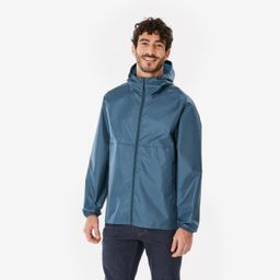 Men Rain Jacket Full-zip Jacket - Blue-image-35
