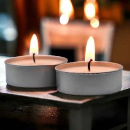 hosley Unscented White Wax Tealight-picture-44