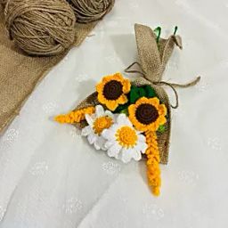 Sunflower N Daisy Crochet Charm-image-50