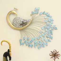 vedas Nihaal Peacock Multicolour Iron Wall Art-picture-2