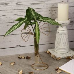 Gold Metal Planter by The Decor Mart-picture-27