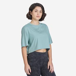 Women's Cropped T-Shirt - Green-image-85